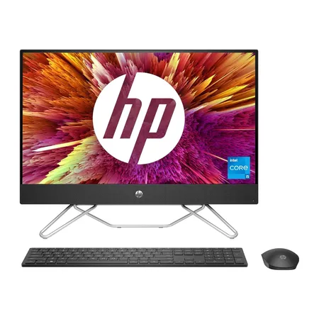 HP ALL-IN-ONE PC 12TH GEN INTEL CORE I5-1235U 24-INCH FHD ANTI GLARE DESKTOP (8GB RAM/512GB/WINDOWS 11/WIRELESS KEYBOARD AND MOUSE COMBO/MSO/IR PRIVACY CAMERA/JET BLACK) 24-CB1907IN