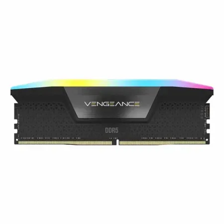 CORSAIR Vengeance RGB DDR5 RAM 16GB (1x16GB) 5600MHz CL40 (Black)