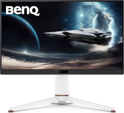 BENQ Mobiuz EX271U 27 Inch 4K UHD 165Hz IPS Panel 95% SRGB 1MS AMD FreeSync Gaming Monitor (White)