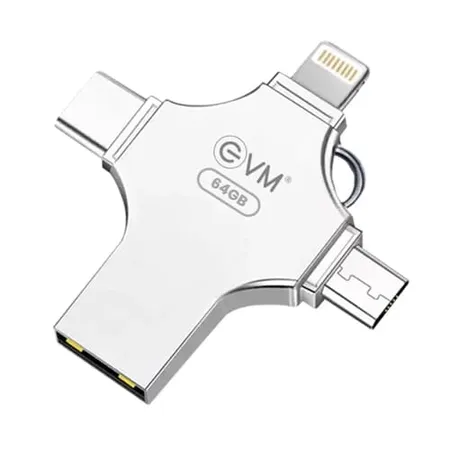 EVM EnStore 4 In 1 OTG 64GB USB 3.0 Type C Pen Drive