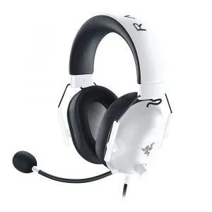 Razer BlackShark V2 X PlayStation Gaming Headset: 50mm Drivers – Cardioid Mic – Lightweight – Comfortable, Noise Isolating Earcups – for PS5, Xbox Series X, PC, Switch via 3.5 mm Audio Jack – White