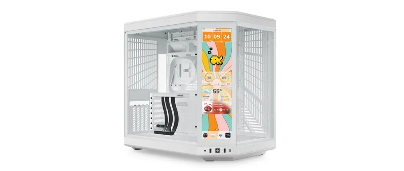 Hyte Y70 Touch Infinite Snow White Mid Tower Cabinet