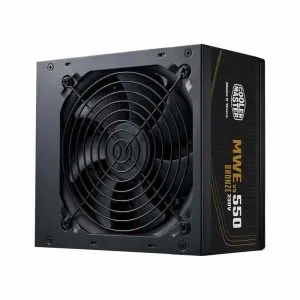 Cooler Master MWE Bronze 550 V3 550W ATX Non Modular Power Supply Unit - Black
