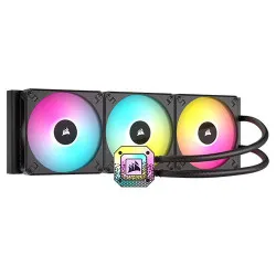 CORSAIR iCUE H170i RGB 420mm CPU Liquid Cooler (Black)