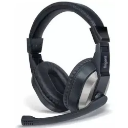 Fingers F10 Wired Headphone with Mic (Black + Slate Grey)