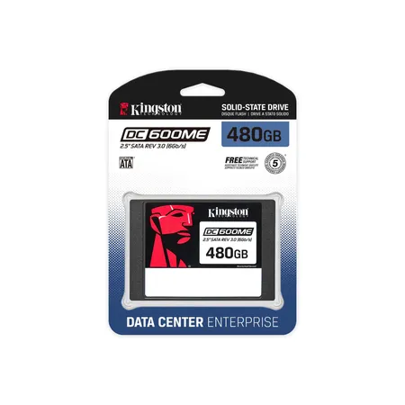 Kingston DC600M Series 480GB SSD 2.5” SATA Enterprise Server NAS Solid State Drive
