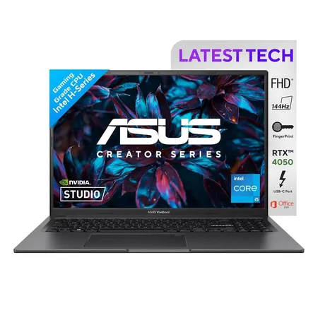 ASUS VIVOBOOK 16X K3605ZU-RP304WS [CI5-12500H 12TH GEN/16GB/512GB SSD/WIN11 HOME+MSO/16.0 INCH/6GB-RTX4050 GRAPHICS /1 YEAR(S)/BLACK]