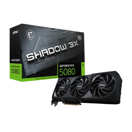 MSI GEFORCE RTX 5080 SHADOW 3X OC 16GB GDDR7