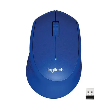 LOGITECH M331 Silent Plus Wireless Ergonomic Gaming Mouse ( 910-004914 ) ( 1000DPI / 3 Macro Button ) ( Black )