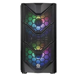 Thermaltake Commander C 36 Dual 200MM ARGB Fans Tempered Glass ATX Mid-Tower Chassis (CA-1N7-00M1WN-00)