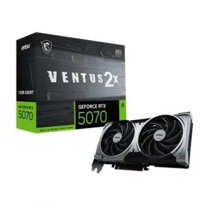 MSI RTX 5070 Ventus 2X OC 12GB GDDR7 Graphics Card (G5070-12V2C)
