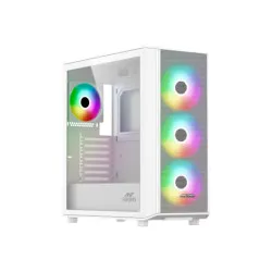 ANT ESPORTS 411 AIR MID-TOWER CABINET - WHITE
