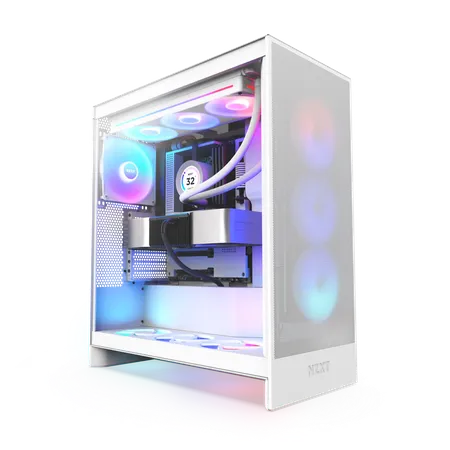 NZXT CHASSIS H SERIES H7 (2024) FLOW WITHOUT PSU WHITE COLOR- CM-H72FW-01