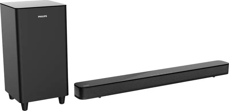 PHILIPS HTL8162 160W WITH WIRELESS SUBWOOFER, HDMI ARC 160 W BLUETOOTH SOUNDBAR (BLACK, 2.1 CHANNEL)