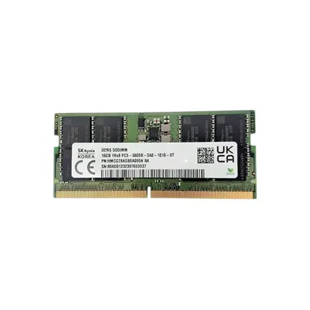 Hynix 16GB DDR5 RAM 5600MHz CL46 262‑Pin 1Rx8 SODIMM Laptop Memory (Pulled Out)