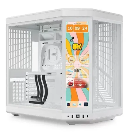 Hyte Y70 Touch Infinite White E-ATX Mid Tower Case