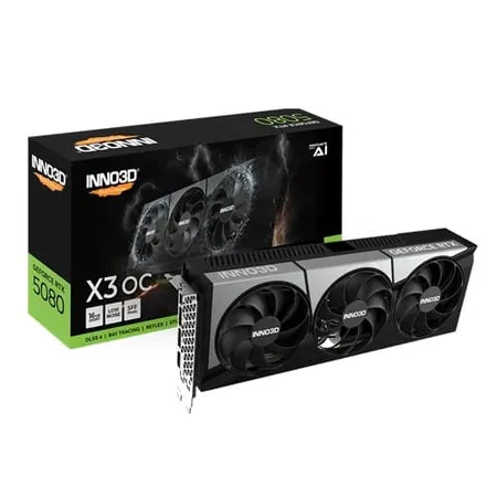 INNO3D RTX 5080 X3 OC 16GB GDDR7 SFF Graphics Card