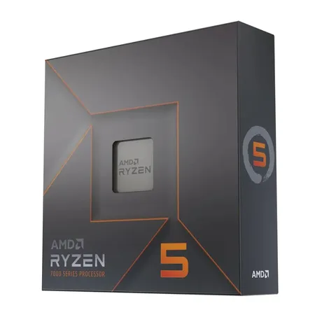 AMD Ryzen 5 7600X Processor with Radeon Graphics (6 Cores, 12 Threads, Max. Boost Clock Up To 5.3GHz, AM5 Socket and 38MB Cache)