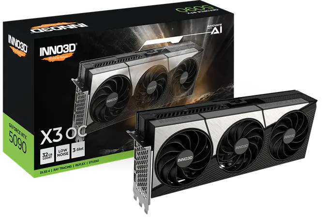 INNO3D RTX 5090 X3 OC 32GB GDDR7 GRAPHICS CARD