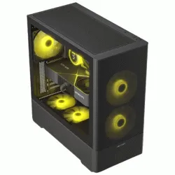 Ant Esports 511 Air 5F E-ATX Mid Tower Cabinet Black (AESP0371)