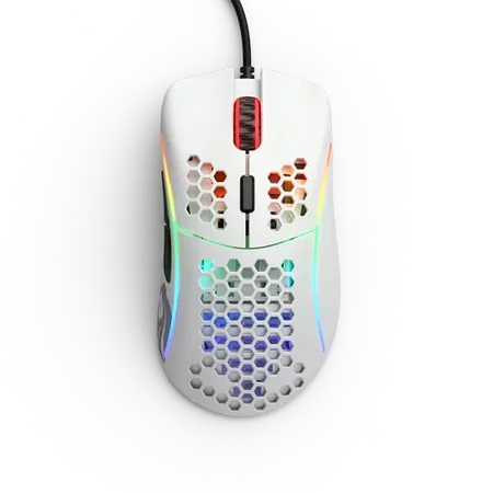 GLORIOUS Model D Wired Ergonomic Gaming Mouse ( GLO-MS-DW-MB ) ( 12000DPI / 6 Macro Buttons ) ( Glossy Black )