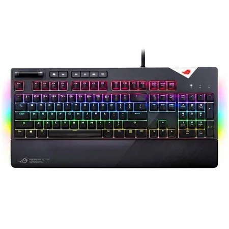 ASUS ROG Strix Flare Full Size Mechanical Gaming Keyboard ( Black) ( Cherry MX Red Switch )