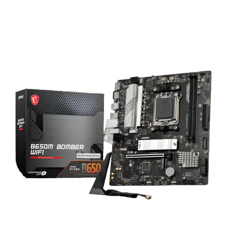 Msi B650M Bomber WiFi AM5 Micro-ATX Motherboard