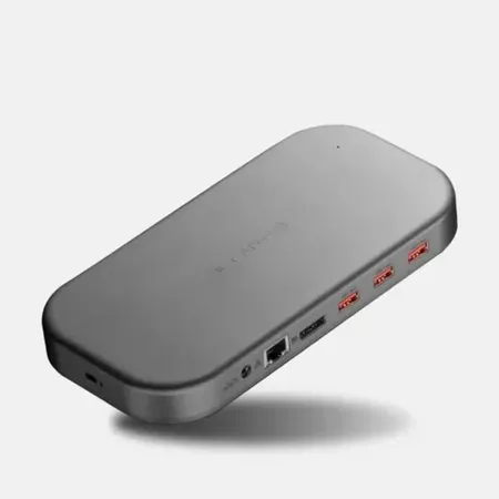 Cadyce CA-T3DPD Thunderbolt 3 DisplayPort Docking Station with 8K Support Dual 4K Display 40Gbps Data Transfer 60W PD Charging