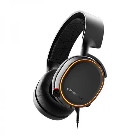 STEELSERIES Arctis 5 Wired 3.5mm 7.1 Surround Gaming Headphones ( Black ) ( PC / Mac / Mobile )