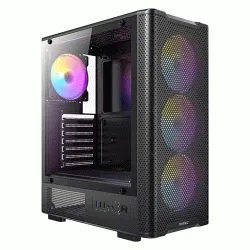 Antec VX310 ARGB ATX Mid Tower Gaming Cabinet (Black)