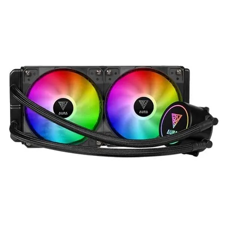 GAMDIAS AURA GL ARGB 240mm CPU Liquid Cooler (Black)