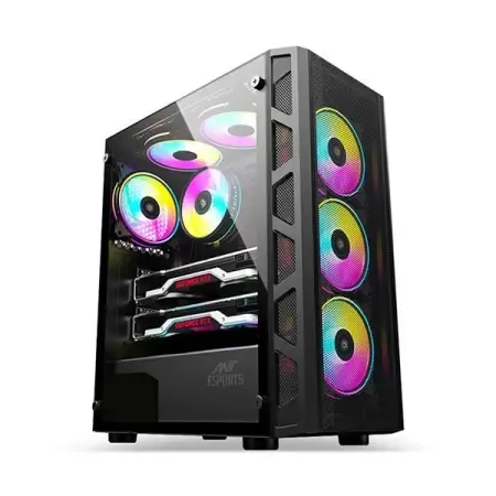 Ant Esports 510 Air ARGB (E-ATX) Mid Tower Gaming Cabinet - Black