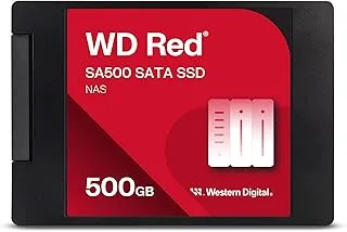 Western Digital WD Red SA500 NAS 500GB 3D NAND Internal SSD - SATA III 6 GB/s, M.2 2280, Up to 560 MB/S - WDS500G1R0B