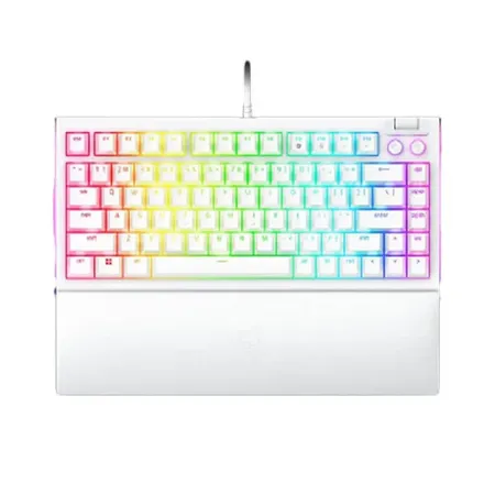 RAZER BlackWidow V4 75% Hot-Swappable Mechanical Wired Gaming Keyboard (Black) (Orange Switch) (Tactile Switch) (RZ03-05000100-R3M1)