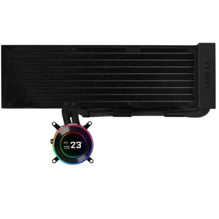 Lian Li Hydroshift II LCD-C 360N Fan less CPU Liquid Cooler Black