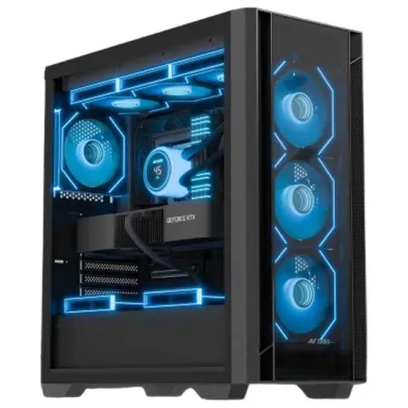 Ant Esports AQUA 360 4F Mid Tower Gaming Cabinet – Black