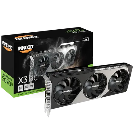 INNO3D GeForce RTX 5070 TI X3 OC 16GB GDDR7 Graphics Card