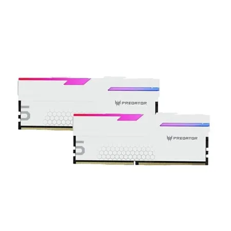 ACER Predator Hermes RGB White 96GB (48GBx2) 6000MHz CL28 DDR5 RAM