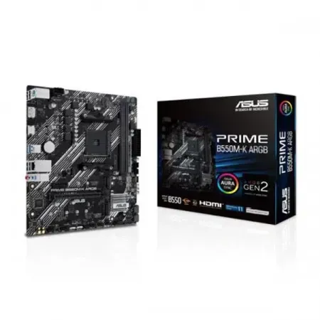 Asus Prime B550M-K Argb AM4 Micro Atx Motherboard (PRIME-B550M-K-ARGB)
