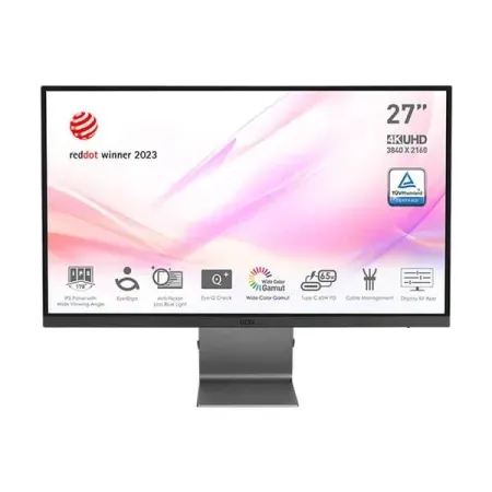 MSI Modern MD271UL 27 Inch 4K UHD 60Hz IPS Panel 139%SRGB 4MS IPS Business Monitor