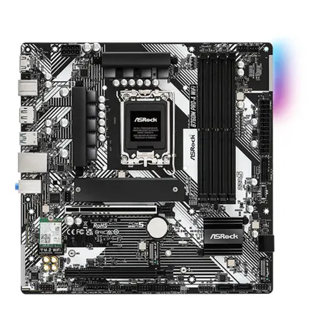 ASRock B760M PRO-A WIFI B760 Intel LGA1700 DDR5 Micro-ATX Motherboard