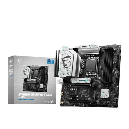 Msi B760M Gaming Plus Wifi Ddr5 Lga1700 Micro Atx Motherboard (B760M-GAMING-PLUS-WIFI)