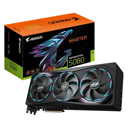 Gigabyte AORUS GeForce RTX 5080 MASTER 16G Graphic Card GV-N5080AORUS M-16GD