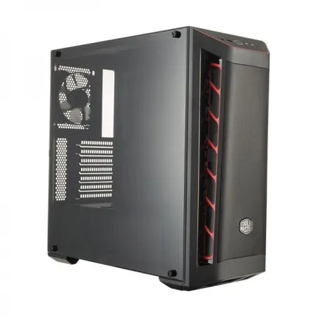 COOLER MASTER MB511 Red Trim ATX Mid Tower Cabinet (Black)