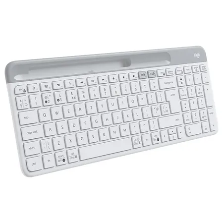 Logitech K580 Ultra Slim Multi-Device Wireless Quiet Keyboard - Off White