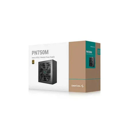 Deepcool PN750M 750 Watt 80 Plus Gold ATX 3.1 Fully Modular Power Supply Black (R-PN750M-FC0B-IN)