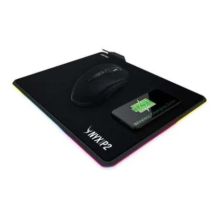 GAMDIAS NYX P2 RGB Wireless Charging Medium Black Mousepad