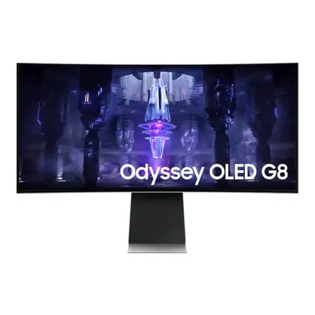 SAMSUNG Odyssey G8 LS34BG852SWXXL 34 Inch QHD 175Hz OLED Panel 0.1MS AMD Freesync Gaming Monitor