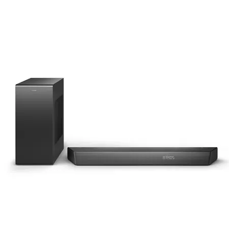 PHILIPS AUDIO TAB7807, BLACK 3.1CH,620WATT MAX OUTPUT, DOLBY ATMOS SOUNDBAR WITH WIRELESS SUBWOOFER FOR CINEMATIC EXPERIENCE, MULTIPLE CONNECTIVITY,HDMI EARC AND USB INPUT, BLUETOOTH