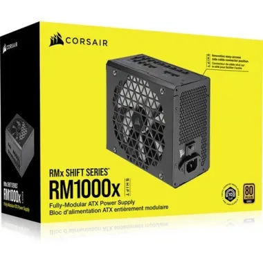 Corsair RM1000X 1000 Watts Fully Modular 80+ Gold ATX 3.1 Power Supply (CP-9020271-IN)